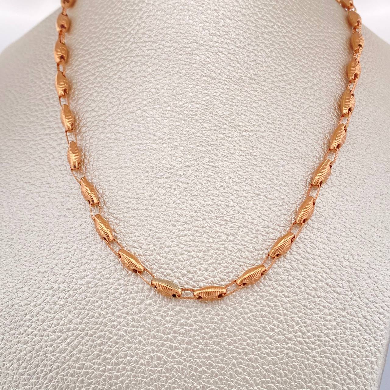 Cadena Rustica Corona Rx 11.4gr / 57cm / 4.25mm Oro Rosa 18K $