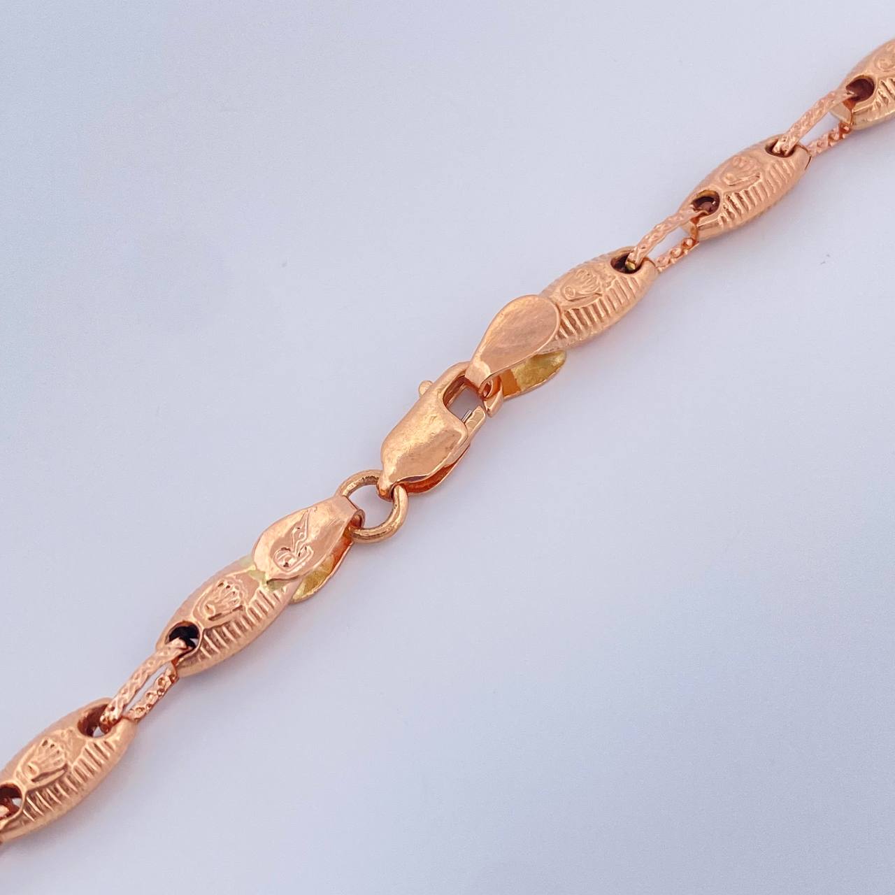 Cadena Rustica Corona Rx 11.4gr / 57cm / 4.25mm Oro Rosa 18K $