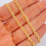 Cadena China 8gr / 51cm / 3.2mm Oro Amarillo +1 18K $