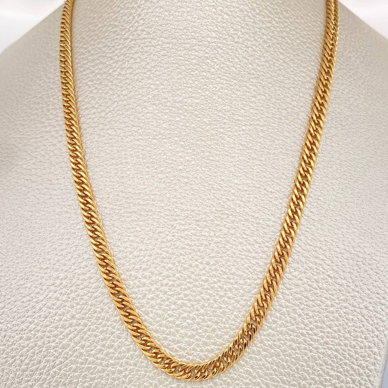 Cadena Cubana 12.55gr / 55.7cm / 4.1mm Oro Amarillo +1 18K $