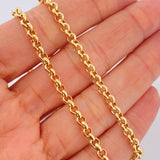 Cadena Roll-on 10.8gr / 60.5cm / 3.8mm Oro Amarillo +3 18K $
