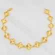 Pulso Trébol Diamantado 16.05g / 19.3cm / 9.91mm Oro Amarillo 18K