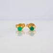 Topos Cuatro Garras Esmeraldas 10pts 0.85g / 3mm Oro Amarillo 18K