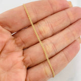 Pulso Chino 1.3g / 19cm / 1.39mm  Oro Amarillo  18K