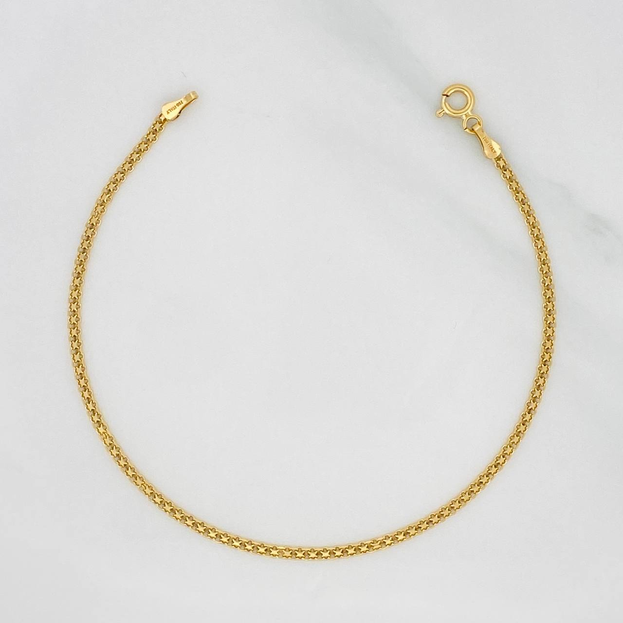 Pulso Chino 1.95g / 19cm / 1.99mm Oro Amarillo 18K