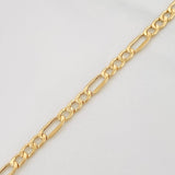 Pulso Fígaro 2.35g / 20.2cm / 3.56mm Oro Amarillo 18K