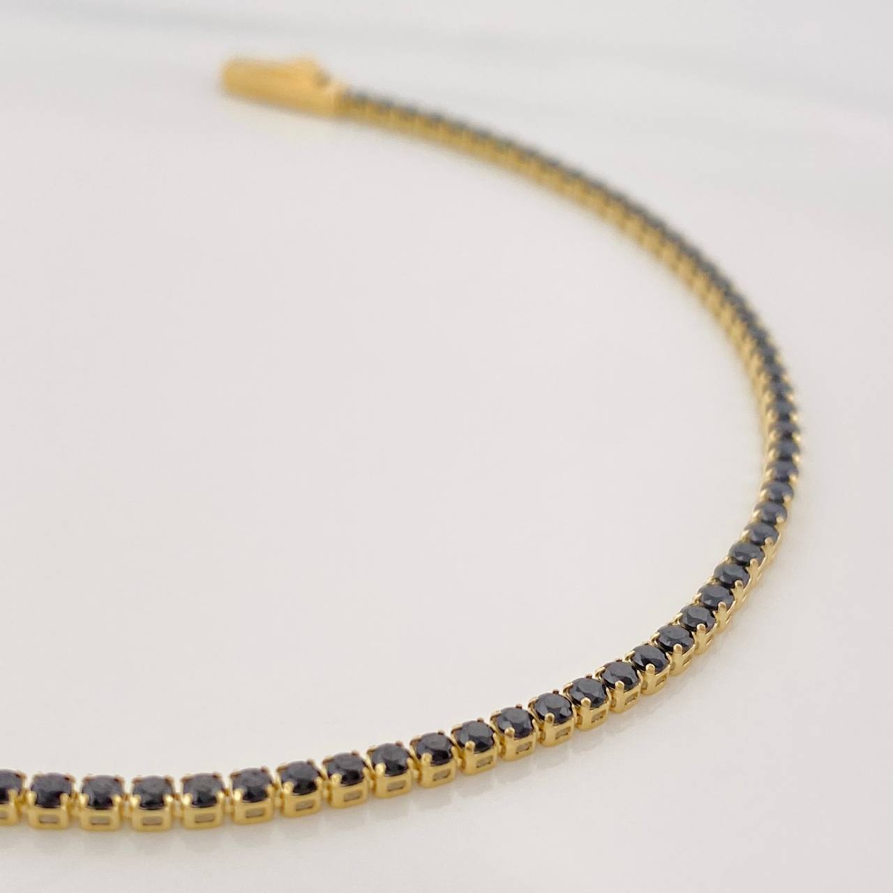 Pulso Tennis 3.1g / 20.05cm / 1.65mm Oro Amarillo 18K