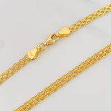 Pulso Chino 2.3g / 18.8cm / 3.41mm Oro Amarillo 18K