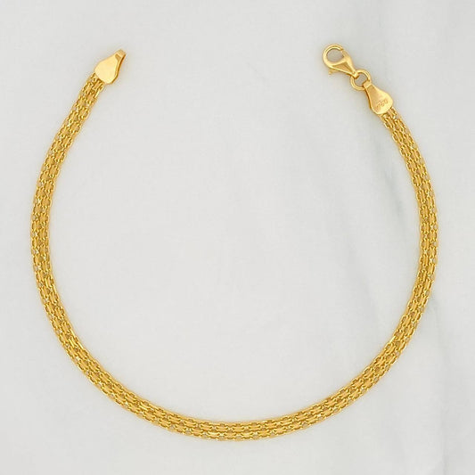 Pulso Chino 2.45g / 20cm / 3.21mm Oro Amarillo  18K