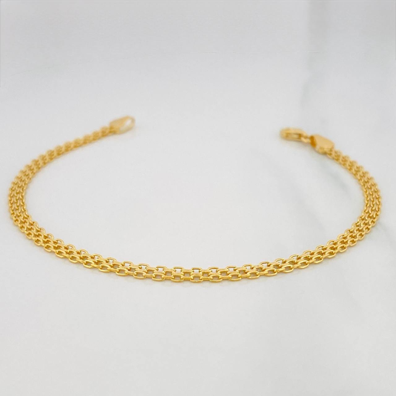 Pulso Chino 2.3g / 18.8cm / 3.41mm Oro Amarillo 18K