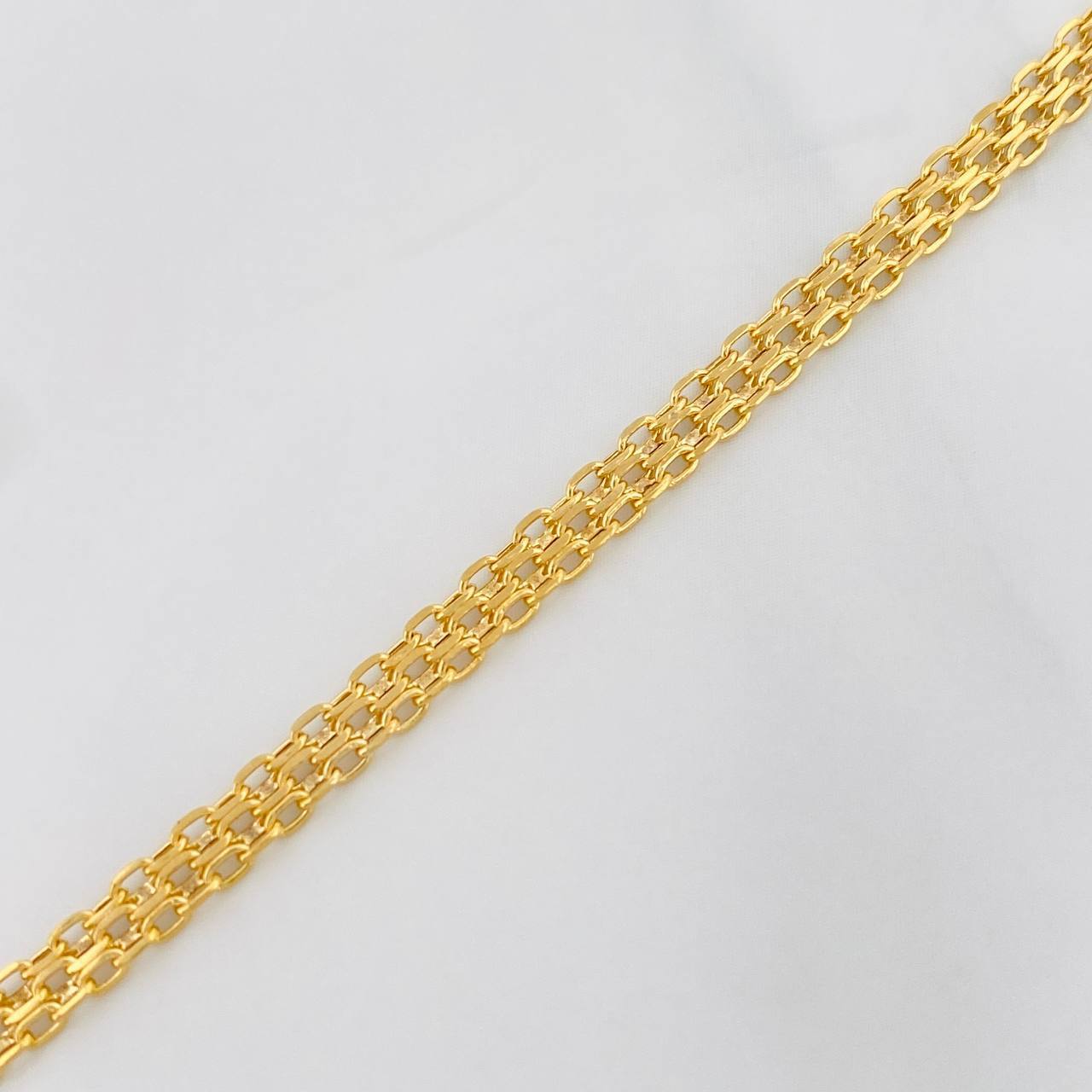 Pulso Chino 2.3g / 18.8cm / 3.41mm Oro Amarillo 18K