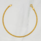 Pulso Chino 1.35g / 19.1cm / 2.45mm Oro Amarillo 18K