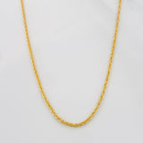 Cadena Lazo 1.5g / 60cm / 1.45mm Oro Amarillo 18K