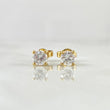 Topos Cetro Cuatro Garras 1.5gr / 5mm Diamantes 70pts Oro Amarillo 18K (Joya) ©