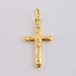 Dije Cruz Cristo 0.7gr / 2.7cm / Oro Amarillo 18K