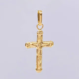 Dije Cruz Cristo 0.7gr / 2.7cm / Oro Amarillo 18K ©