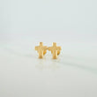 Topos Cruz 0.6gr / 9.14mm Oro Amarillo 18K %