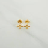 Topos Cruz 0.6gr / 9.14mm Oro Amarillo 18K %