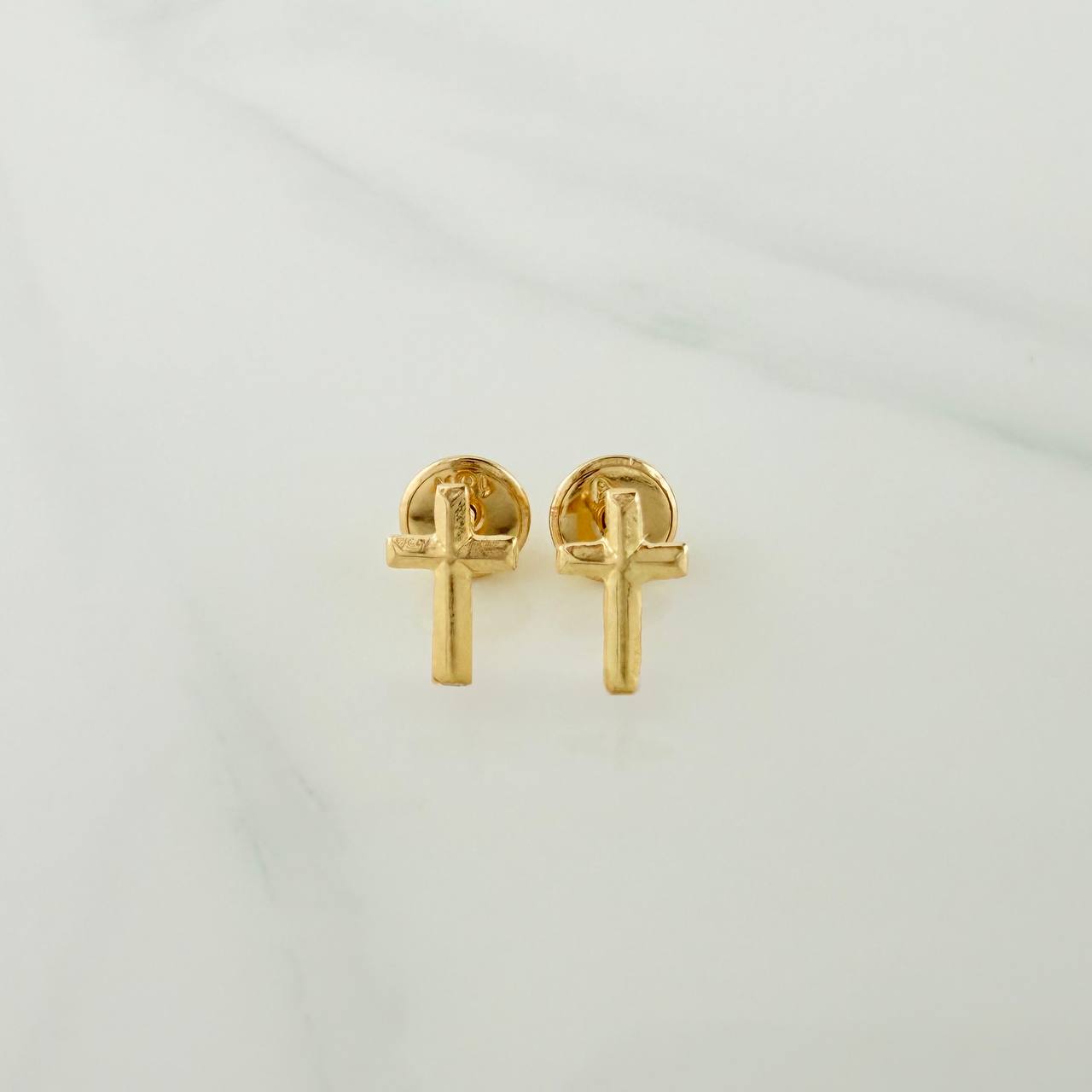 Topos Cruz 0.45gr / 8.04mm Oro Amarillo 18K %
