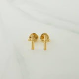 Topos Cruz 0.45gr / 8.04mm Oro Amarillo 18K %