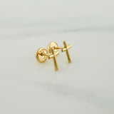 Topos Cruz 0.5gr / 8.16mm Oro Amarillo 18K %