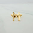 Topos Cruz 0.6gr / 10.34mm Oro Amarillo 18K %