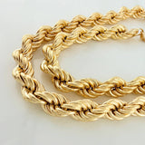 Cadena Lazo 35.45 g / 60 cm / 7.77 mm Oro Amarillo 18K