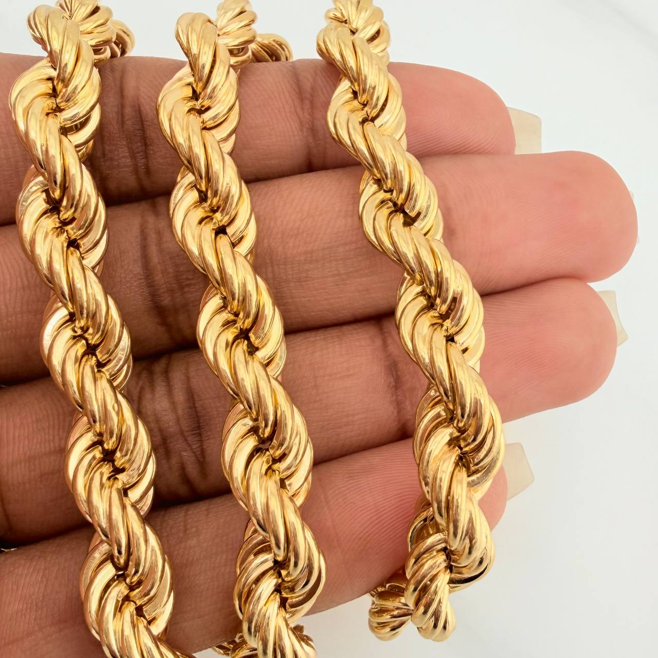 Cadena Lazo 41.75gr / 65.2cm-7.93mm Oro Amarillo +3 18K $