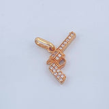 Dije Revolver 1.05gr / 1.8cm / Oro Amarillo  18K $
