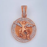 Dije San Miguel 7.95gr / 3.5cm / Tres Oros 18K $