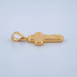 Dije Cruz Rostro Cristo 0.85gr / 2.7cm / Oro Amarillo 18K $