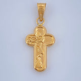Dije Cruz Rostro Cristo 0.85gr / 2.7cm / Oro Amarillo 18K $