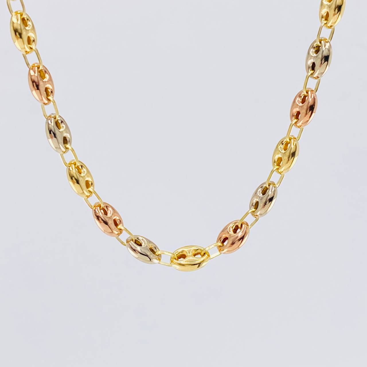 Cadena GC 11.55g / 50cm / 6.35mm Tres Oros 18K