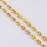 Cadena GC 11.6g / 50cm / 6.35mm Tres Oros 18K