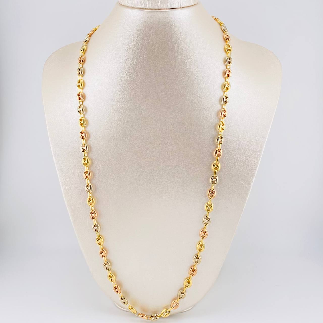 Cadena GC 15.2g / 65cm / 6.2mm Tres Oros 18K