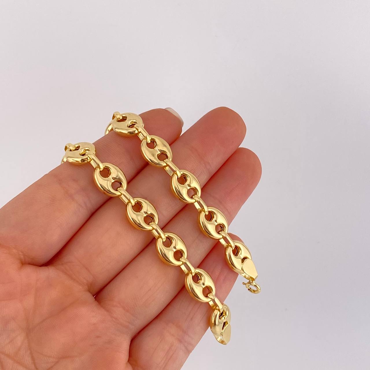 Cadena GC 25.4g / 65cm / 9mm Oro Amarillo 18K
