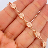 Pulso Rustico Tornillo 8gr / 21.5cm / 6mm Oro Rosa 18K %