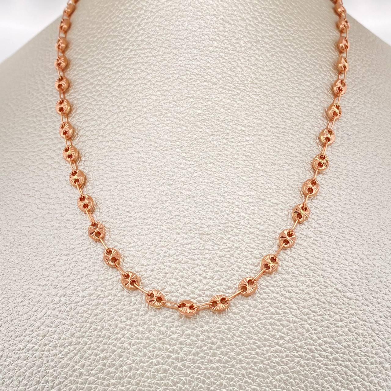 Cadena GC 8.35gr / 51cm / 4.1mm Oro Rosa 18K %