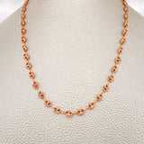 Cadena GC 8.35gr / 51cm / 4.1mm Oro Rosa 18K %