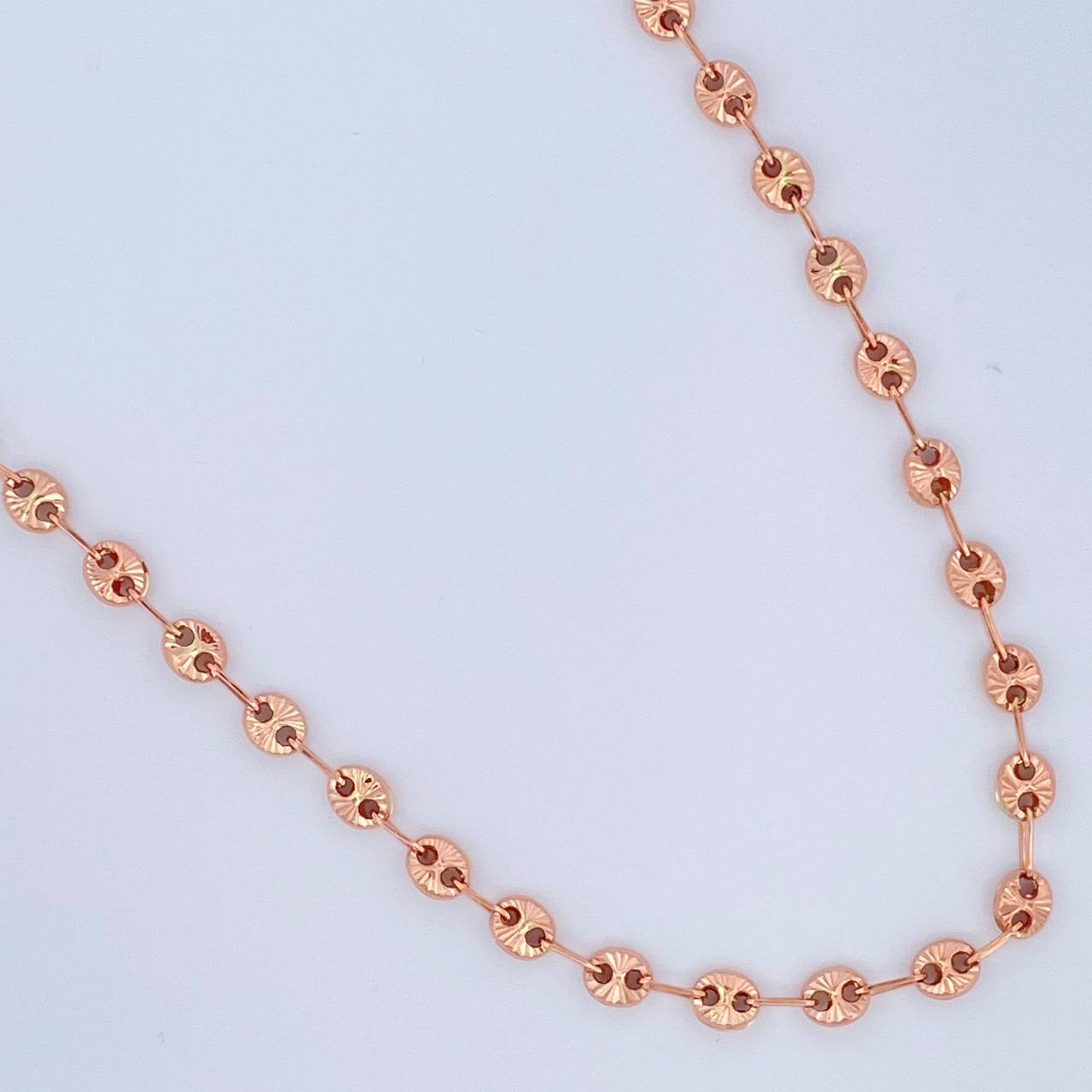Cadena GC 8.35gr / 51cm / 4.1mm Oro Rosa 18K %