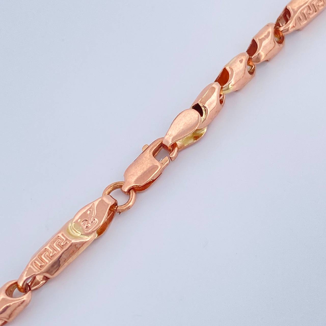 Cadena Rustica Tribal 15.95gr / 62cm / 4.2mm Oro Rosa 18K %