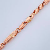 Cadena Rustica Tribal 15.95gr / 62cm / 4.2mm Oro Rosa 18K %