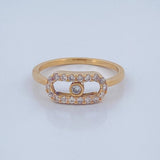 Anillo MSK 2.75gr / T7 1/2 / Oro Amarillo 18K %