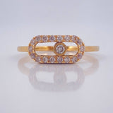 Anillo MSK 2.75gr / T7 1/2 / Oro Amarillo 18K %