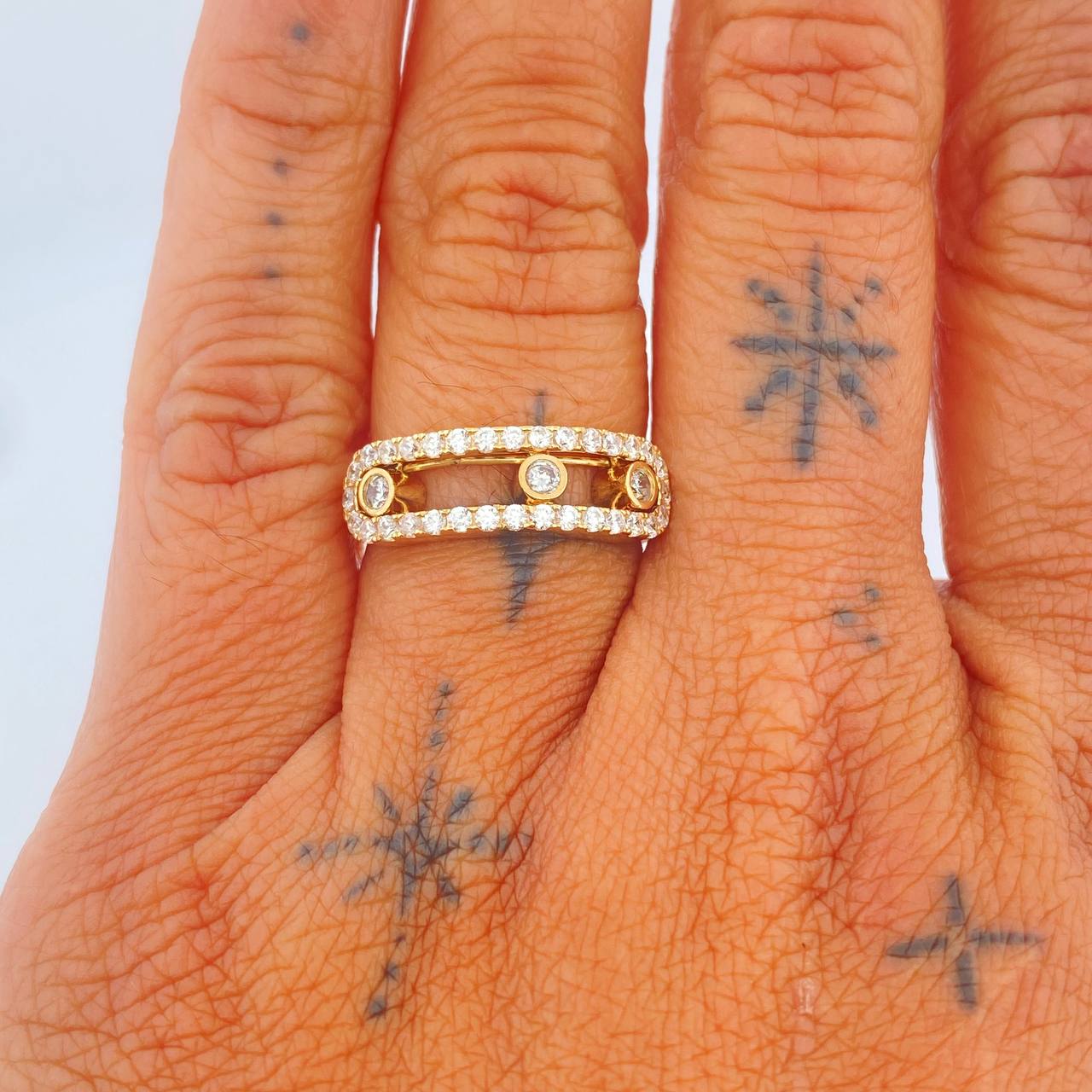 Anillo MSK 4.45gr / T7 1/4 / Oro Amarillo 18K %