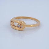 Anillo MSK 3gr / T7 1/2 / Oro Amarillo 18K %