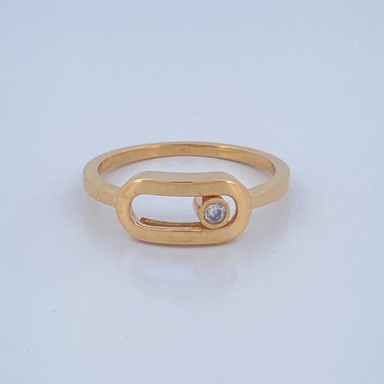 Anillo MSK 3gr / T7 1/2 / Oro Amarillo 18K %