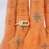 Anillo MSK 3gr / T7 1/4 / Oro Amarillo 18K %