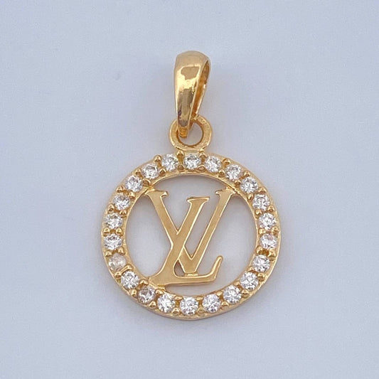 Dije LV 0.95gr / 2cm / Oro Amarillo 18K %