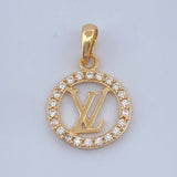 Dije LV 0.95gr / 2cm / Oro Amarillo 18K %
